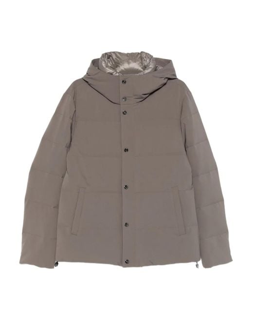 Abrigo con capucha y botones Montecore de hombre de color Brown