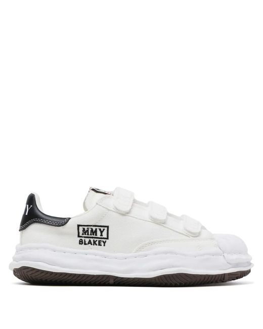 Maison Mihara Yasuhiro White Blakey Touch-Strap Sneakers