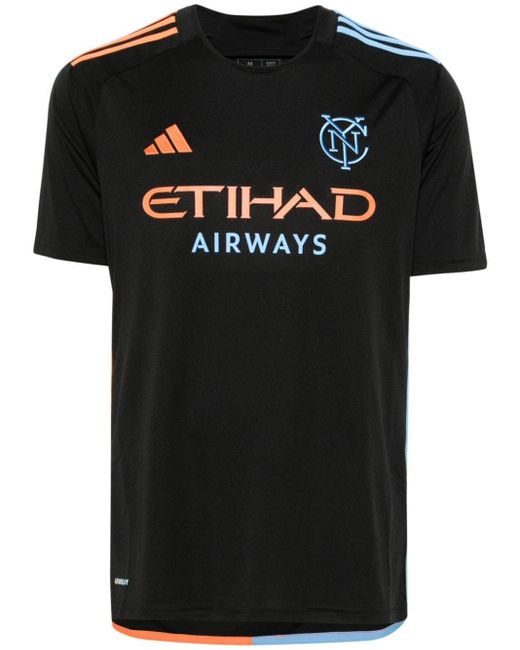 T-shirt New York City FC 24/25 away di Adidas in Black da Uomo