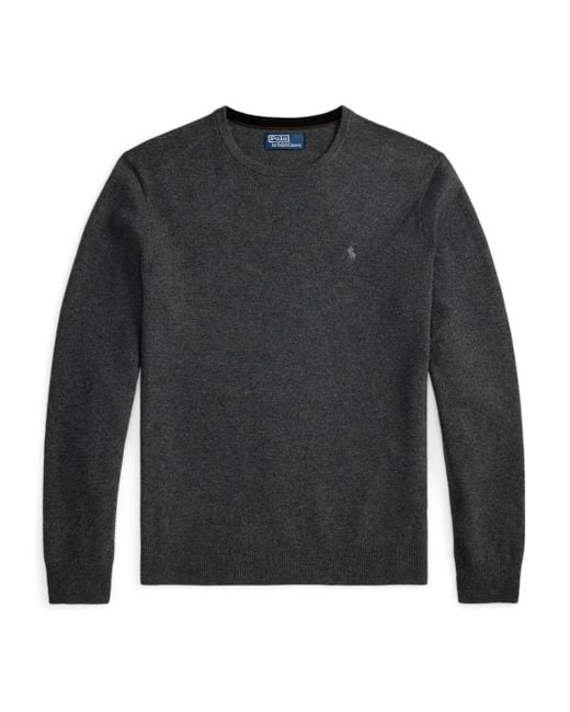 Polo Ralph Lauren Black Classic Wool Sweater for men