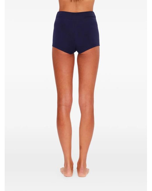 The Upside Blue Fox Ribbed Shortie