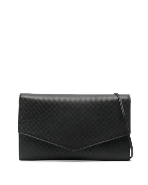 Large envelope-style clutch bag The Row de color Black