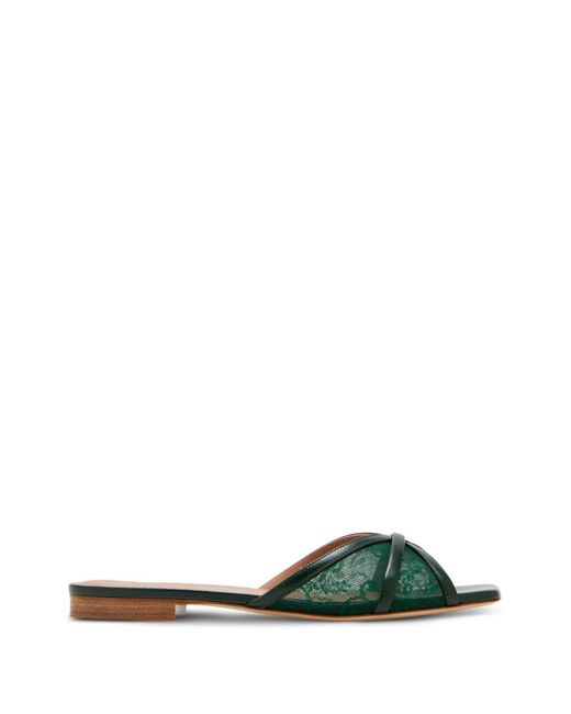 Malone Souliers Green Perla Mules
