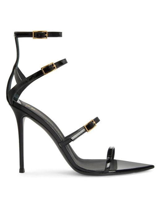 Giuseppe Zanotti Black 105Mm Intriigo Abely Sandals