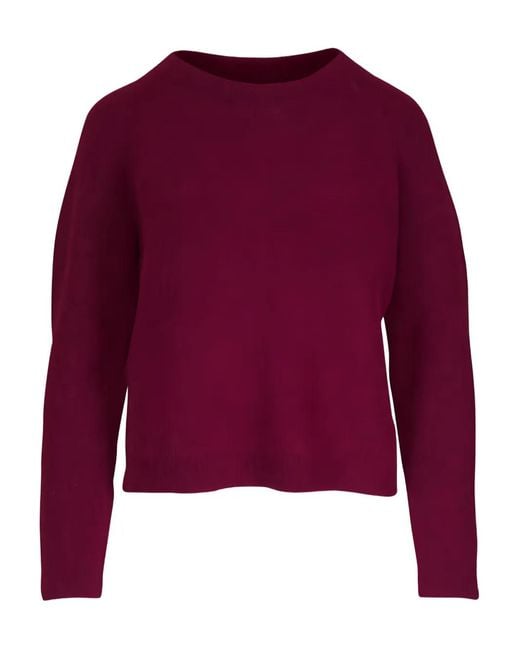 Vince Red Crew-Neck Sweater