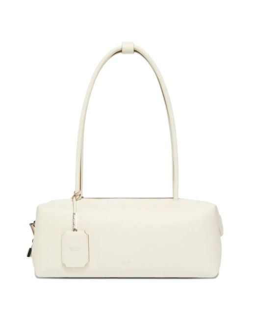 Bolso de hombro con cremallera Max Mara de color White