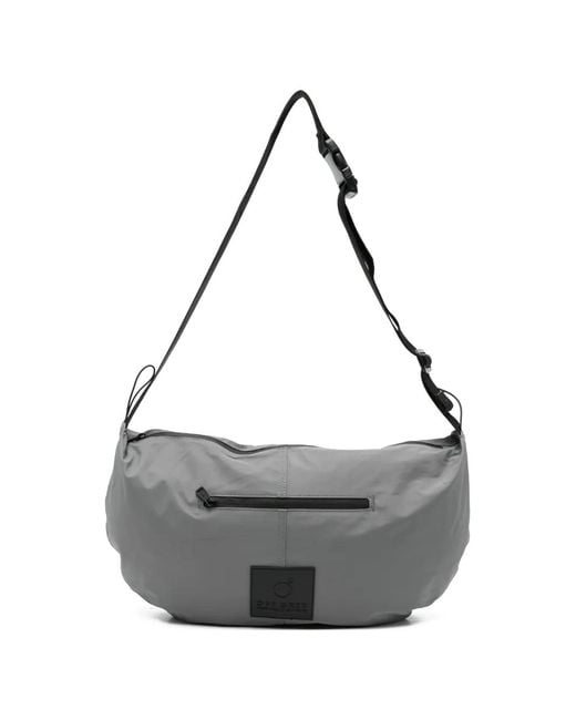 OFF GRID Gray Zipped Messenger Bag