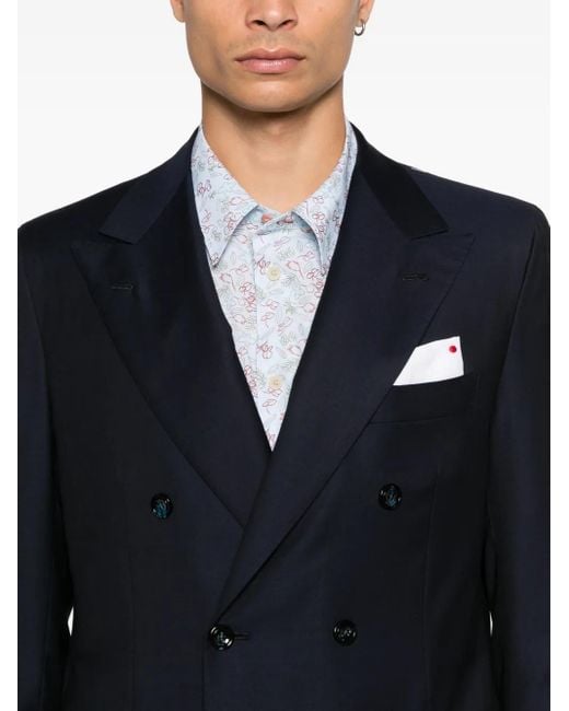 Completo Doppiopetto di Kiton in Blue da Uomo