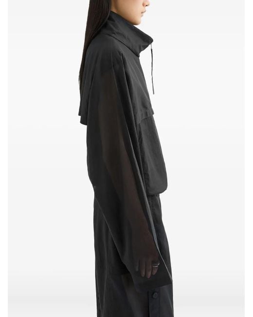 Jil Sander Black Muslin Jacket