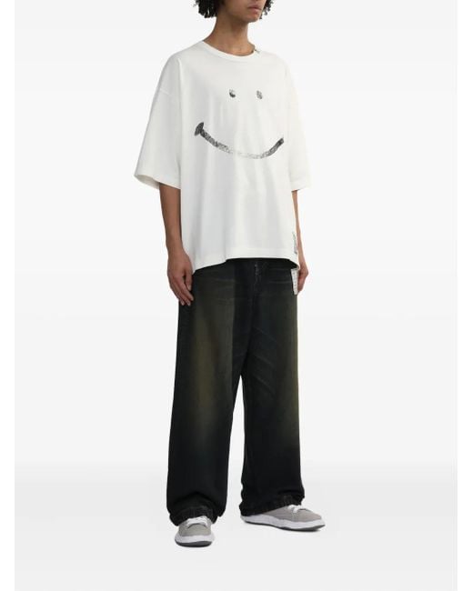 Maison Mihara Yasuhiro White Charles Logo Sneakers for men