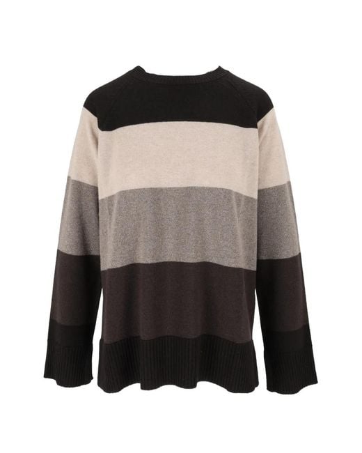 Kangra Black Gestreifter Pullover