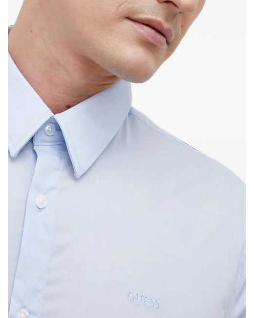 Guess White Slim-Fit Shirt for men
