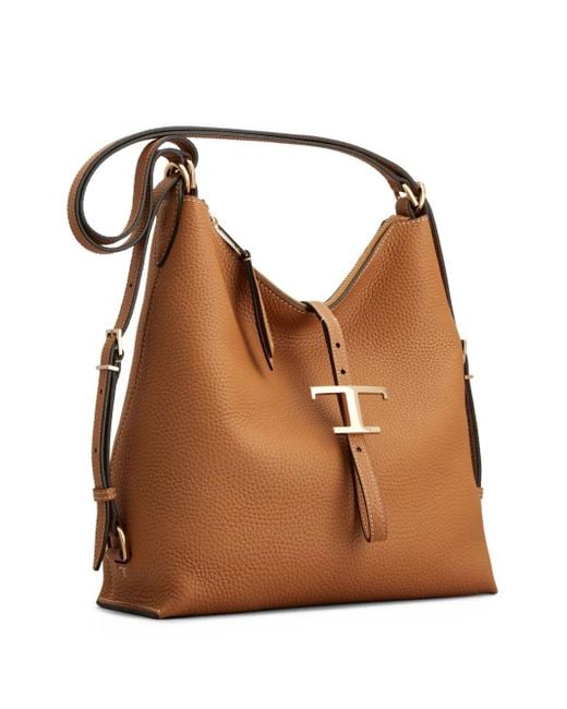 Tod's Brown Strap, Zip, Adjustable, Dustbag