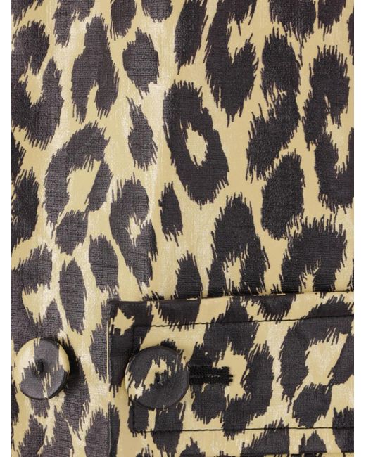 Chaqueta Con Motivo De Leopardo Jil Sander de color Black