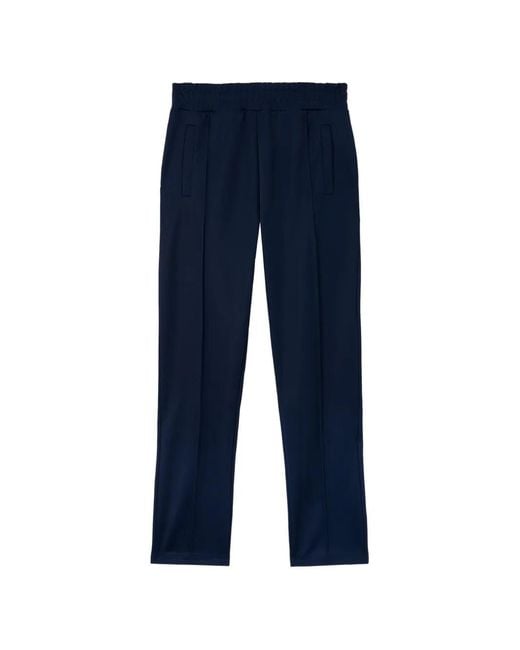Palm Angels Blue Logo Sweatpants for men