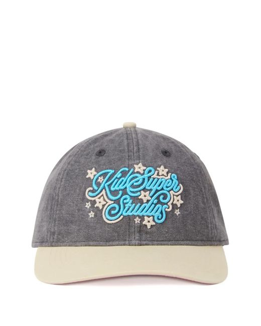 Kidsuper Blue Embroidered-Logo Cap