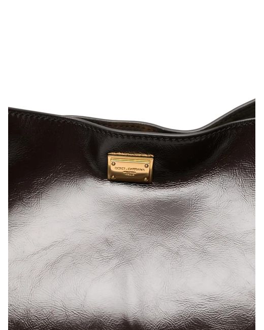 Dolce & Gabbana White Large Vittoria Shoulder Bag