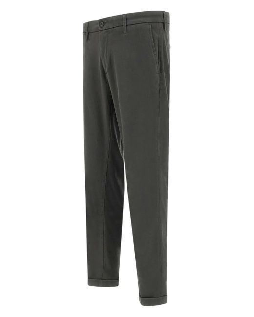 Re-hash Gray Cuffed-Hem Chinos for men