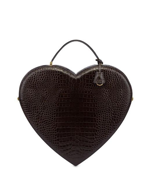Borsa Tote A Cuore di Moschino in Black