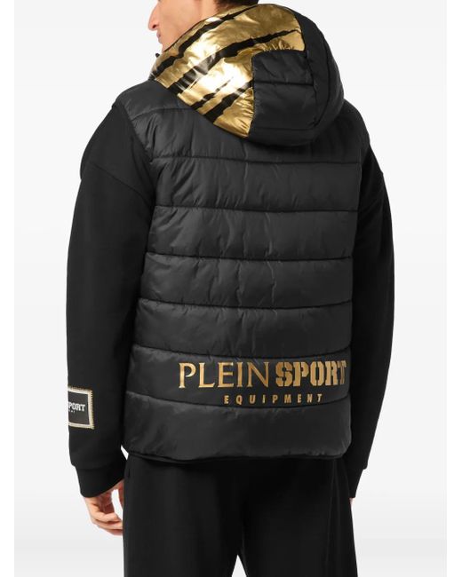 Philipp Plein Black Scratch Gilet for men