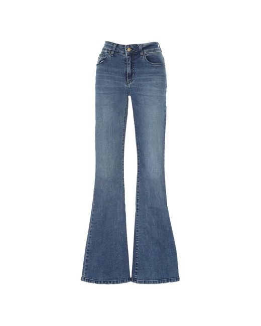 Lois Blue Flared Denim Jeans