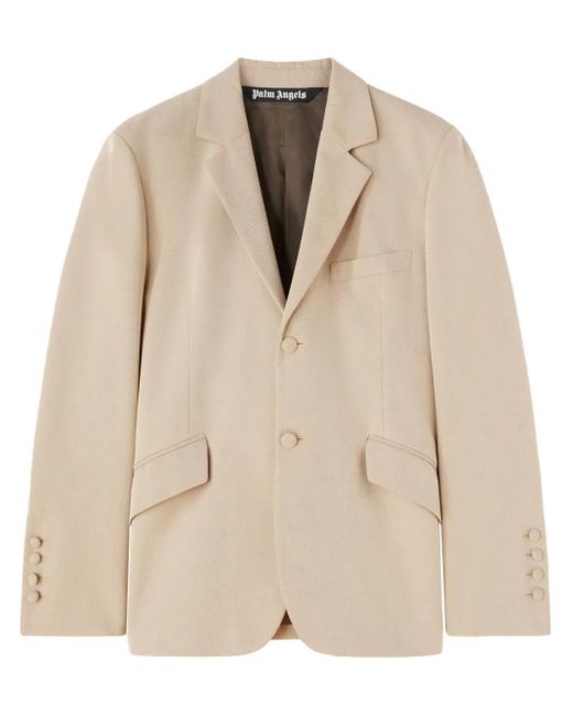 Palm Angels Schmales Sakko Im Retro-Look in Natural für Herren
