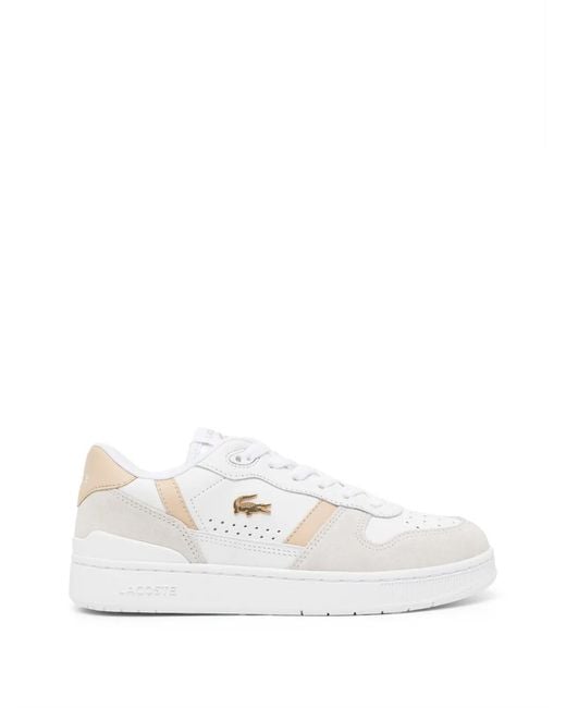 Lacoste White Baskets T-Clip Set