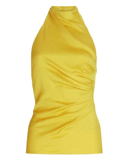 Silvia Tcherassi Yellow Dina Bluse