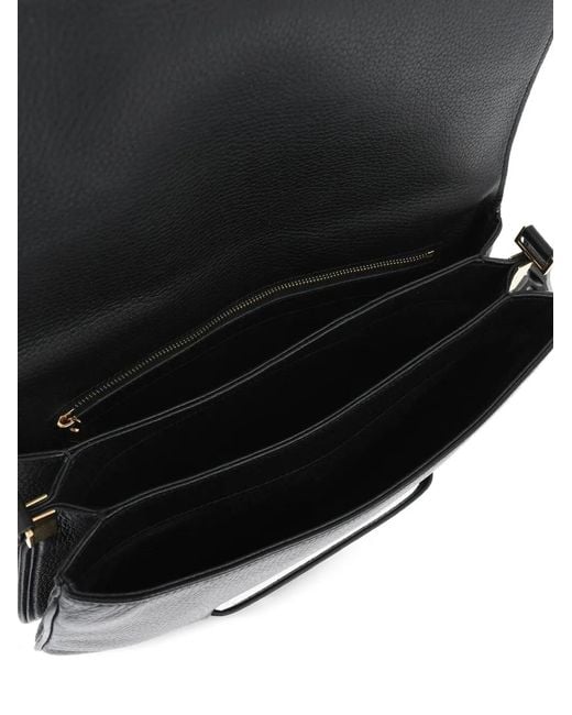 Il Bisonte Black Hammered Leather Bag