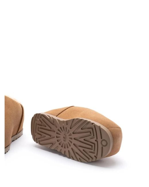 Ugg Brown Pumped Slide Slippers