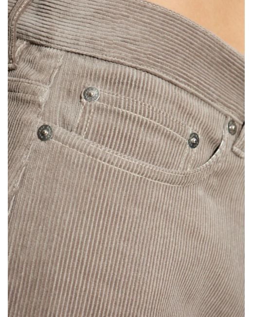 Samsøe & Samsøe Gray Saeddie Corduroy Trousers for men