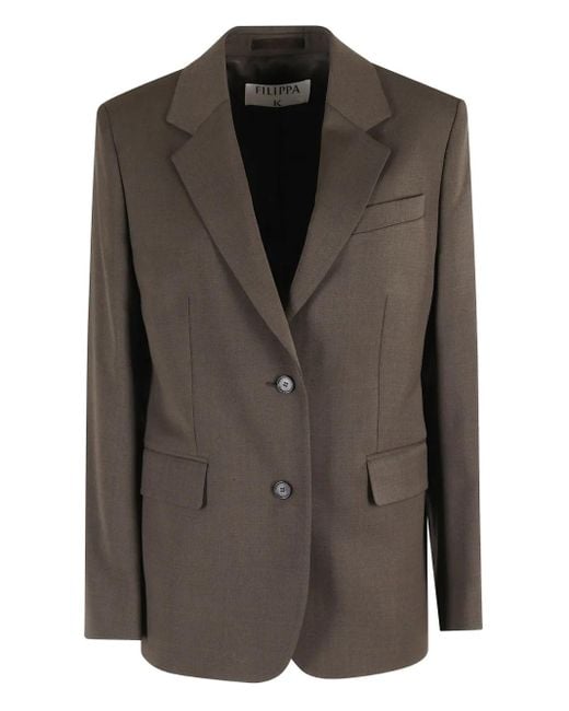 Filippa K Blazer Met Gekerfde Revers in het Black