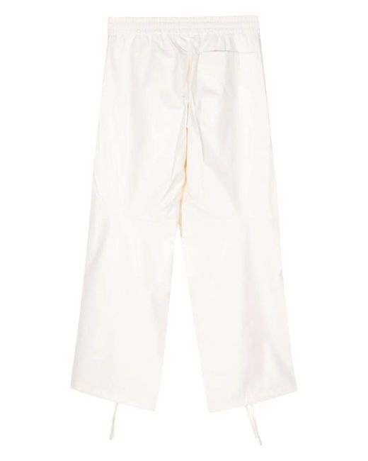 OAMC White Turner Drawstring Trousers for men