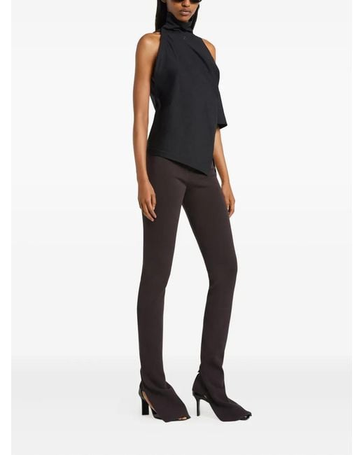Courreges Brown Bootcut Interlock Trousers