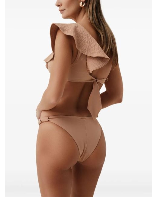 SOFIA ERHAN White Florence One-Shoulder Bikini