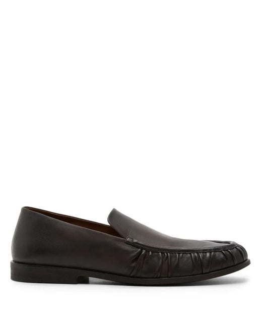 Marsèll Black Mocassino Leather Loafers for men