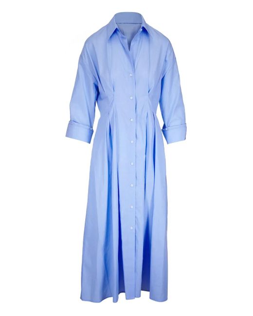 Twp Blue Klassisches Hemdkleid