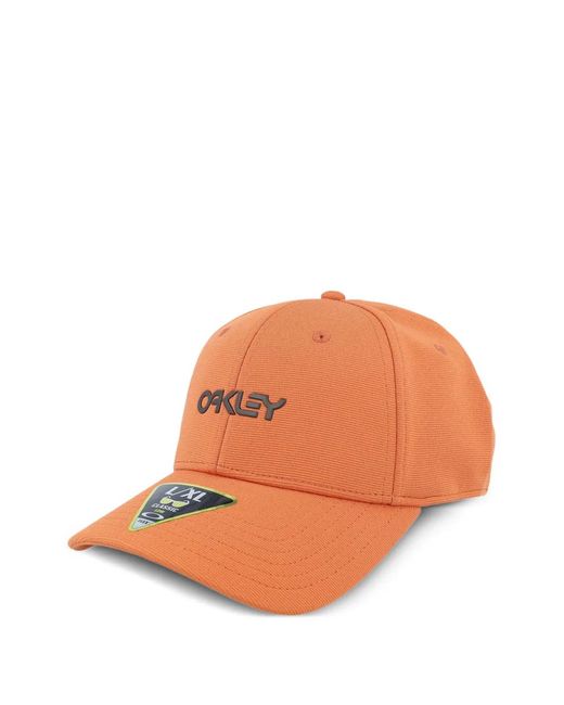 Oakley Orange 6 Panel Cap for men