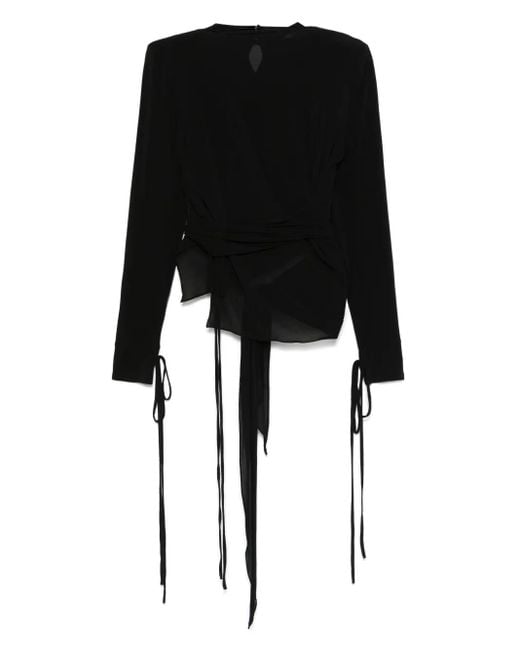 Christopher Esber Draped T-shirt Black