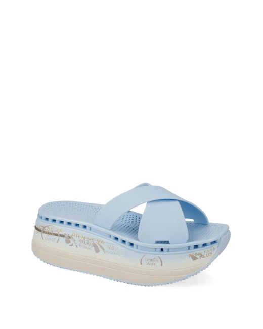 Premiata Blue Moura Slides