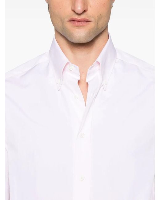 Brunello Cucinelli Klassisches Hemd in White für Herren