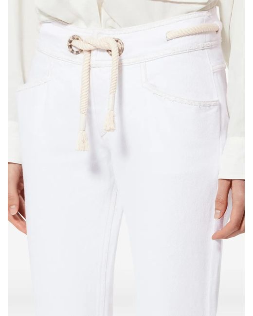 Isabel Marant White Alison Pants
