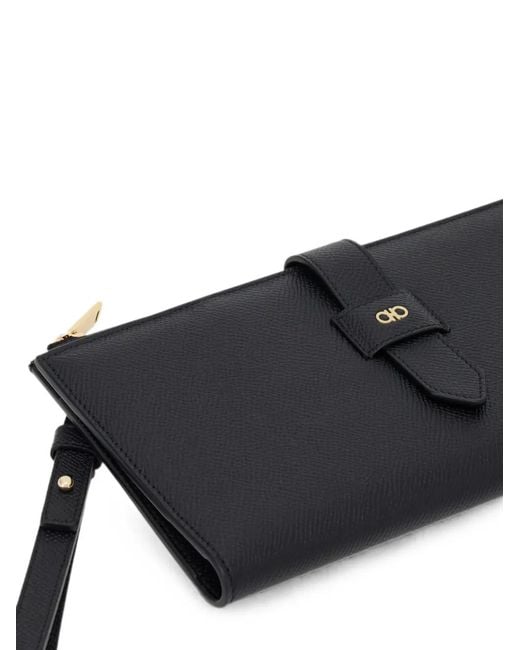 Portadocumenti Gancini di Ferragamo in Black da Uomo