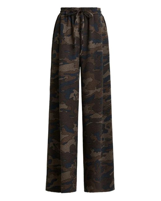 Essentiel Antwerp Black Itchy Hose mit Camouflage-Struktur