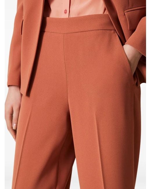 Twinset Orange Palazzo Trousers
