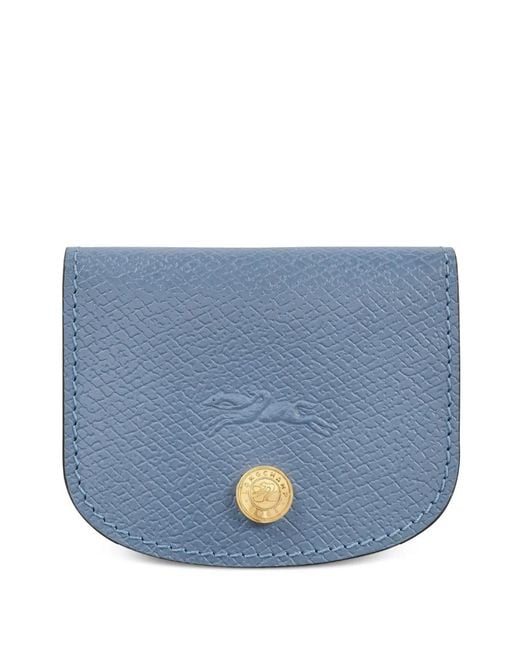 Longchamp Blue Épure Card Holder
