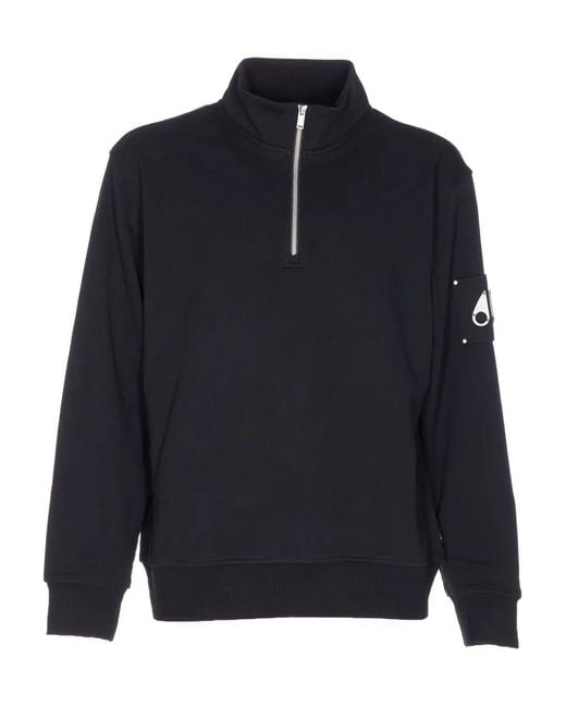 Moose Knuckles Blue Hartsfield Sweatshirt for men