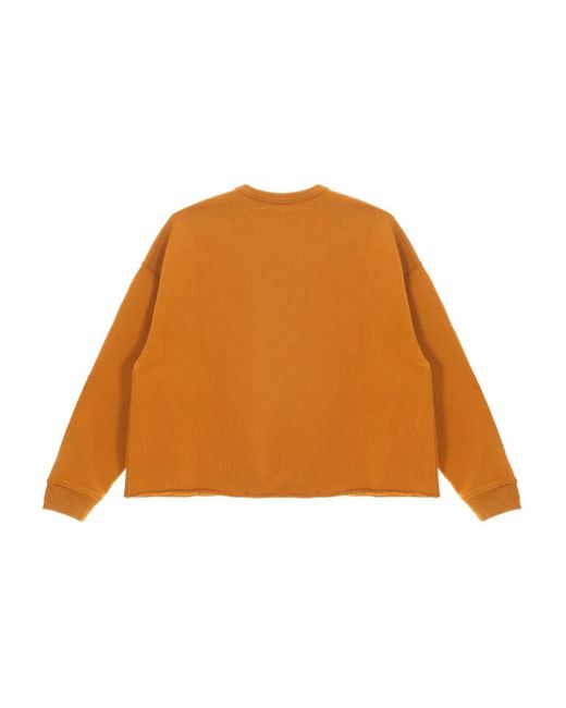 YMC Natural Raw-Hem Cotton Sweatshirt for men