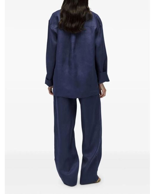 Sleeper Blue Linen Shirt