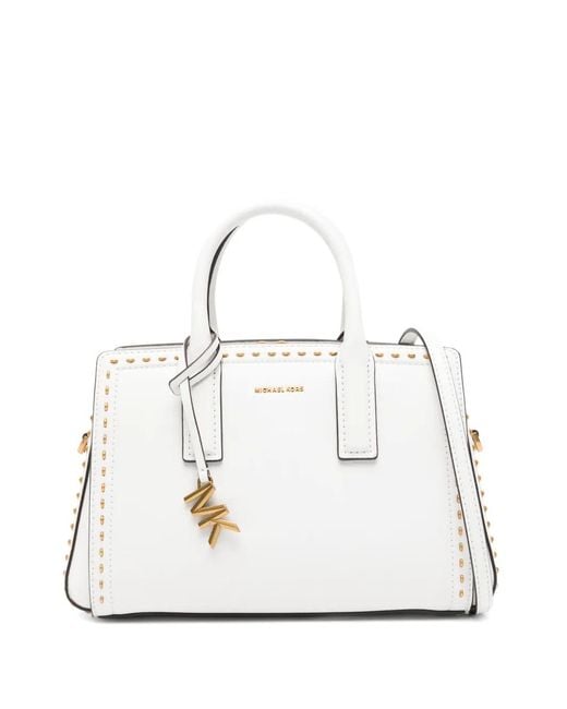 Michael Kors White Laila Tote Bag
